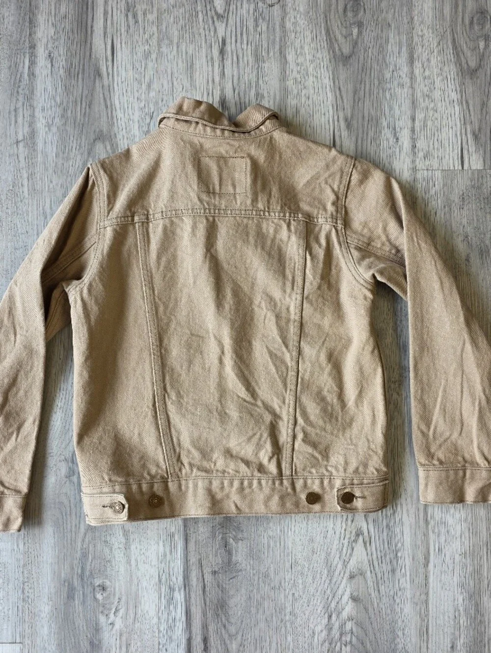 Levi’s Boys Tan Denim Trucker Jacket Youth Medium 10-12